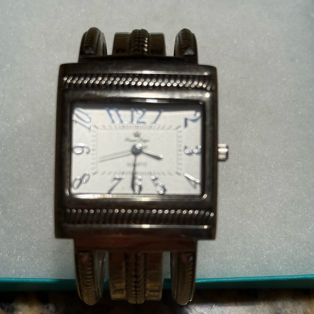 Premier Designs Silver Rectangular Quartz Watch - image 2